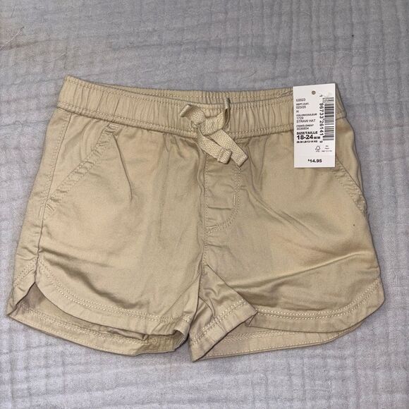 Nwt children’s place khaki shorts size 18-24m - Picture 1 of 4